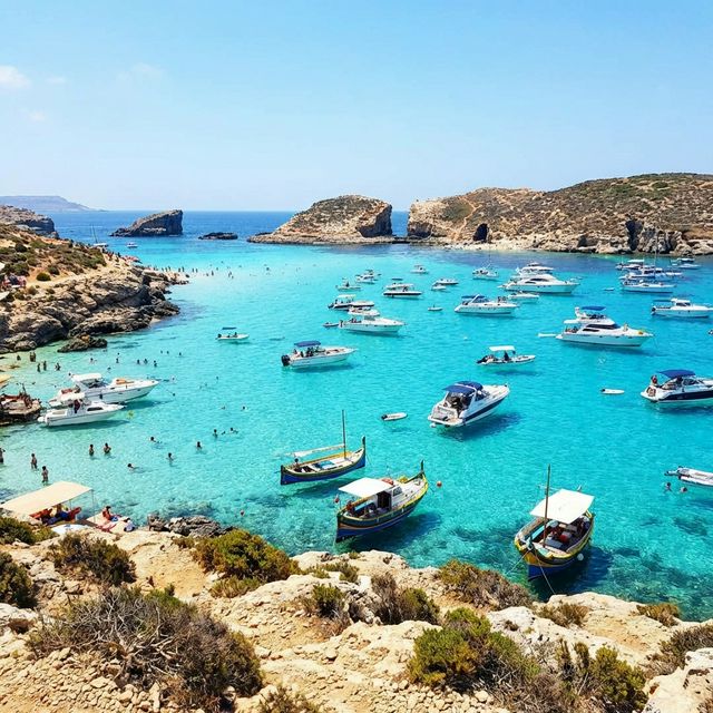 Blaue Lagune auf Comino