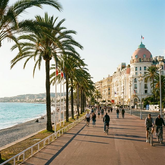 Promenade des Anglais u Nici