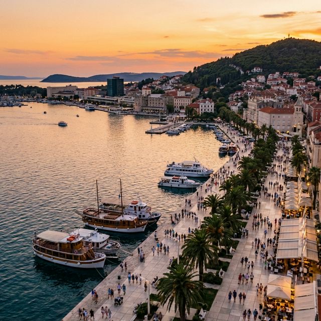 Puerto de Split y Riva